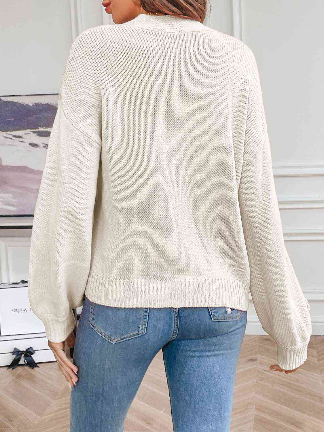 Lichtgewicht dames cardigan met bloemenpatroon – Lotje