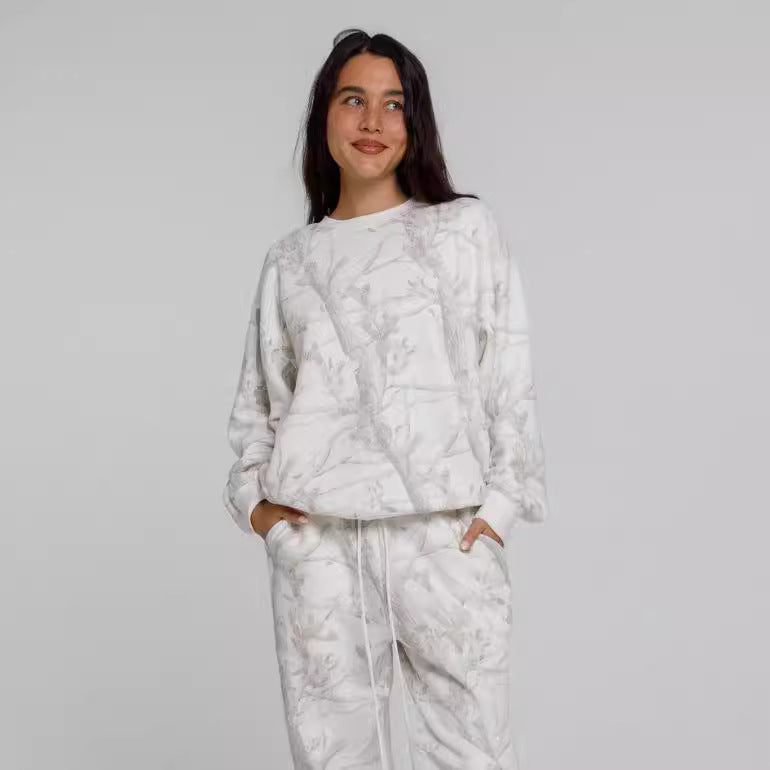 Stijlvolle Camouflage Hoodie Set Voor Vrouwen - Lisa
