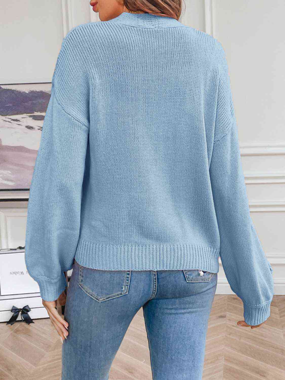 Lichtgewicht dames cardigan met bloemenpatroon – Lotje