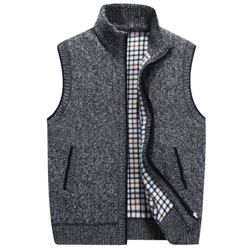 Mouwloos heren sweater vest voor winter – Thomas
