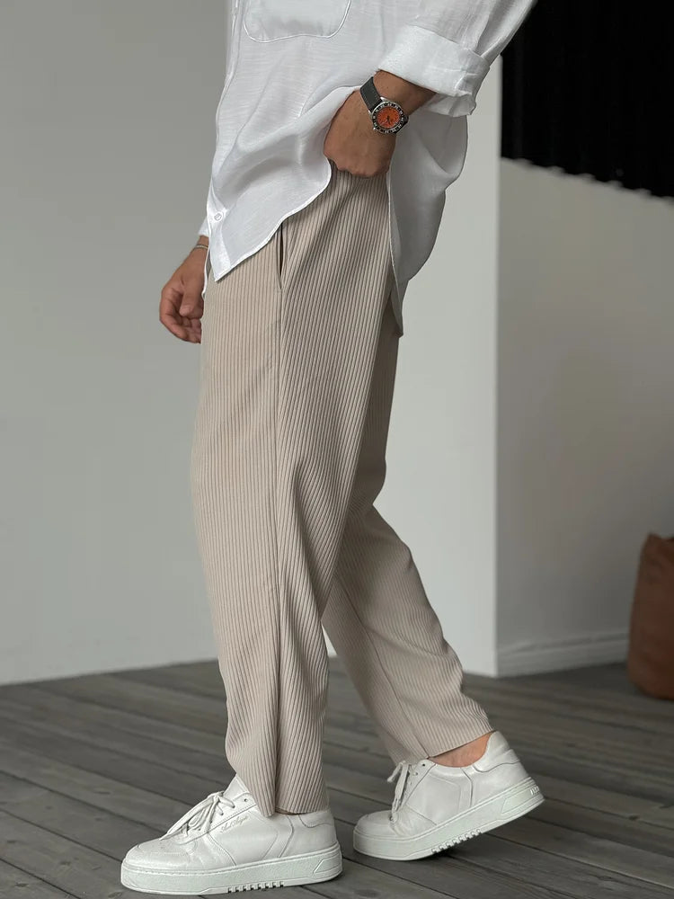 Heren broek lichtgewicht ademend elegant comfort – Solvaro