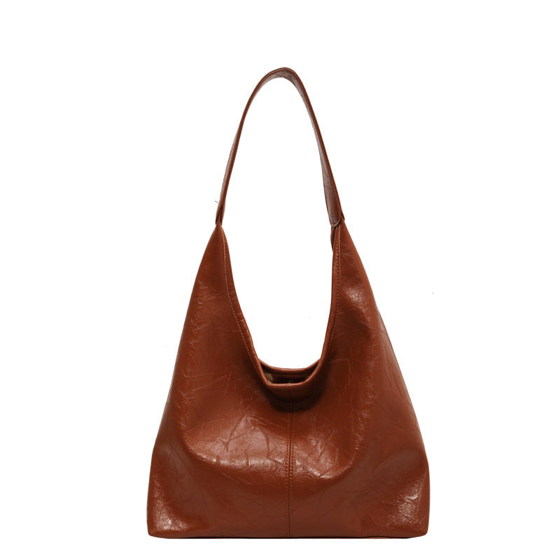Vegan leren schoudertas met clutch – Meravi