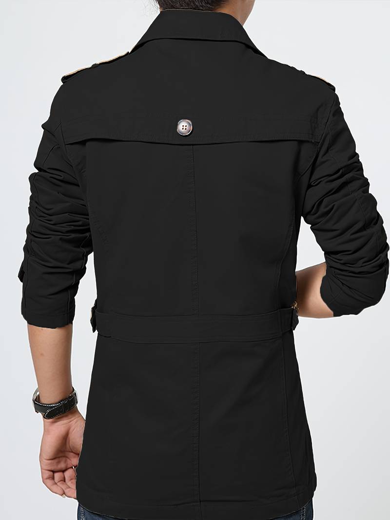 Klassieke heren trenchcoat met moderne twist – Richard