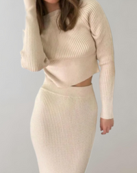 Tweedelige Gebreide Set – Elle