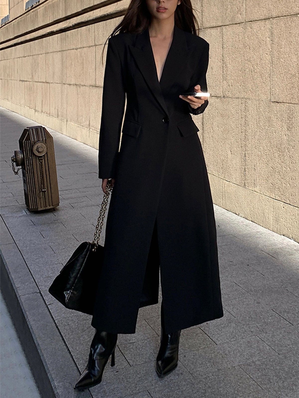 Lange trenchcoat voor dames – Sophie