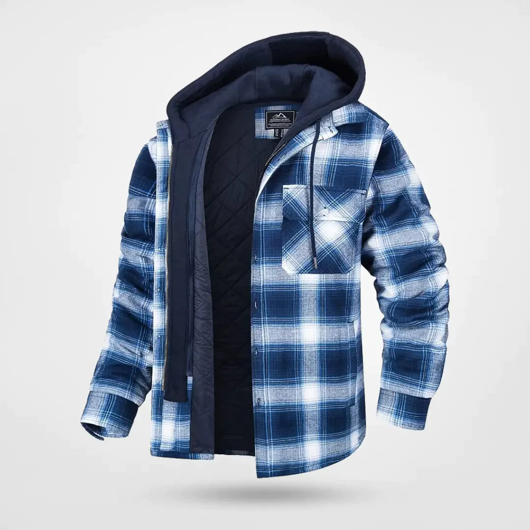 Gestepelde Winterjas voor Warmte en Bescherming – Andrea