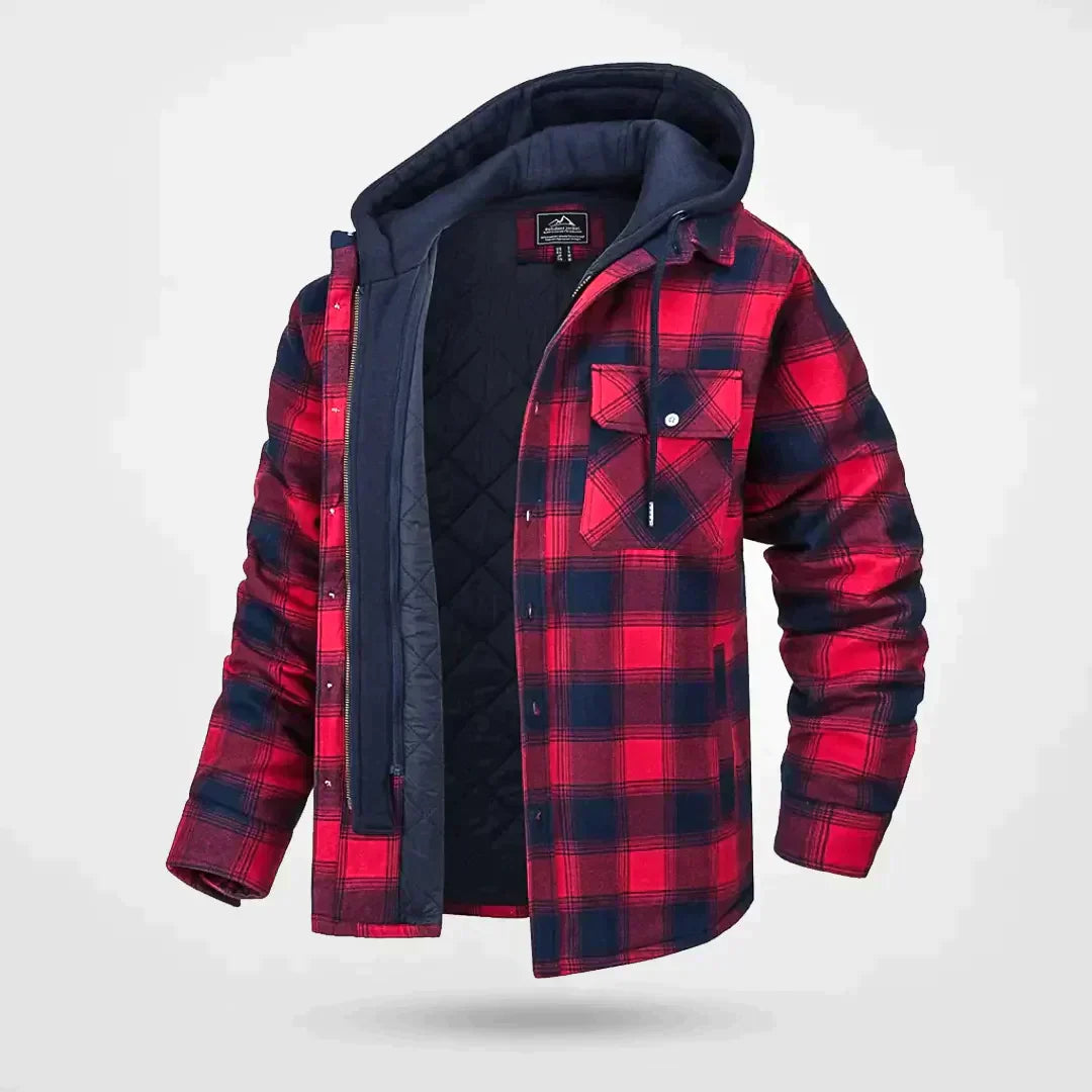 Gestepelde Winterjas voor Warmte en Bescherming – Andrea