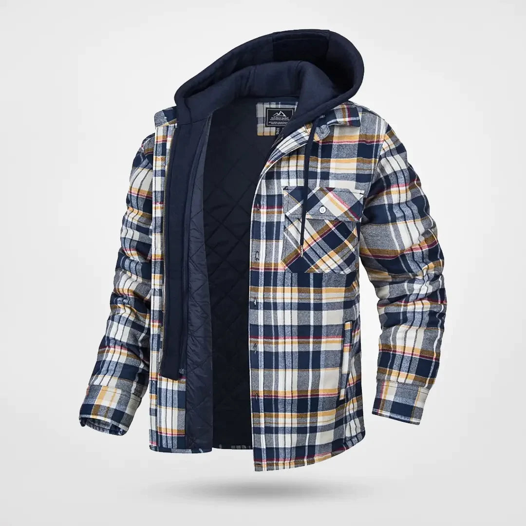 Gestepelde Winterjas voor Warmte en Bescherming – Andrea