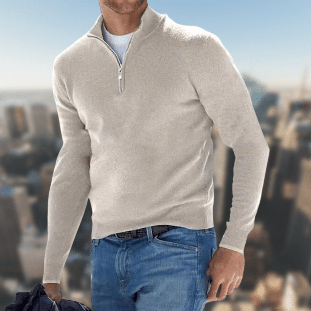 Heren Half-Zip Trui voor Stijl en Comfort – Lars