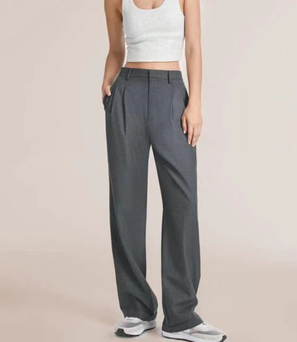 Oversized wijde broek met elastische taille – Olivia