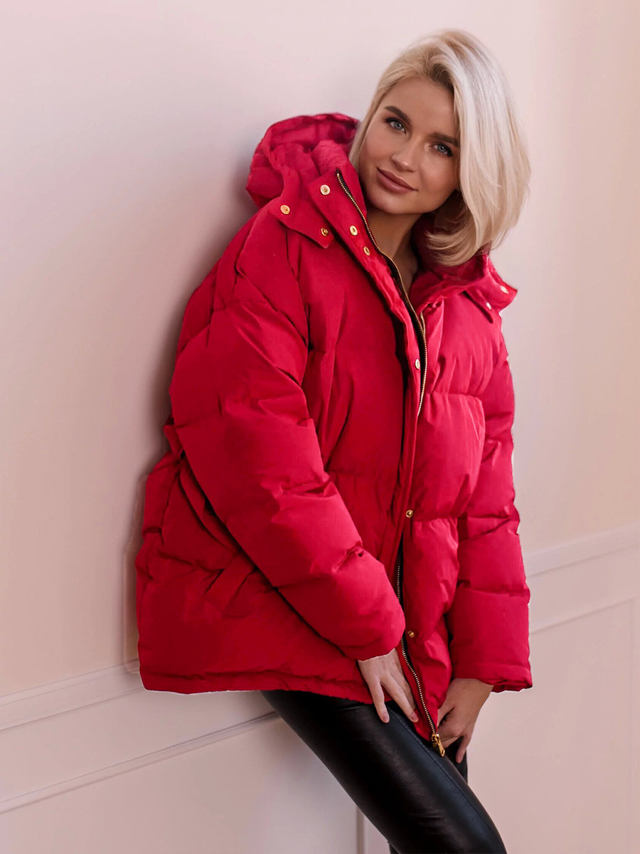 Dames Korte Pufferjas met Ceintuur – Sophie