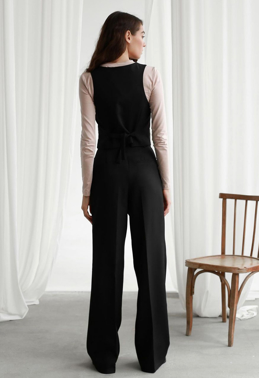 Hoge taille wijde broek voor elke gelegenheid – Sophie