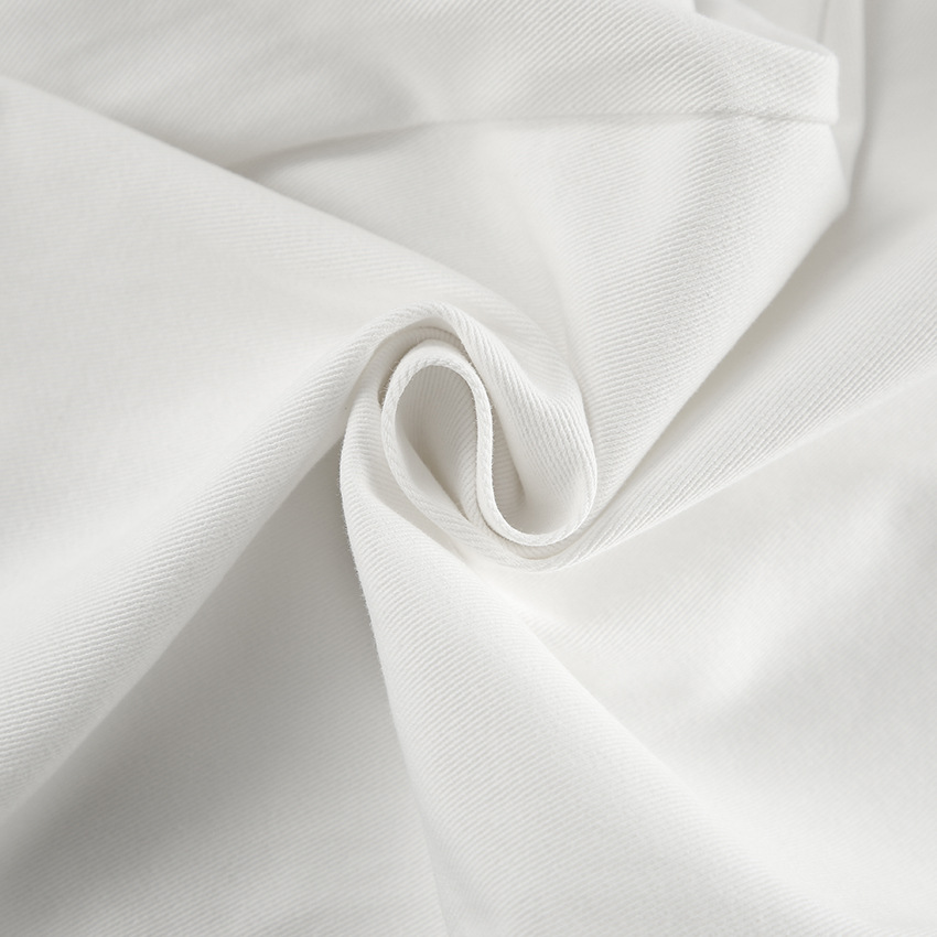 Hoge taille witte broek met rechte pijpen – Olivia