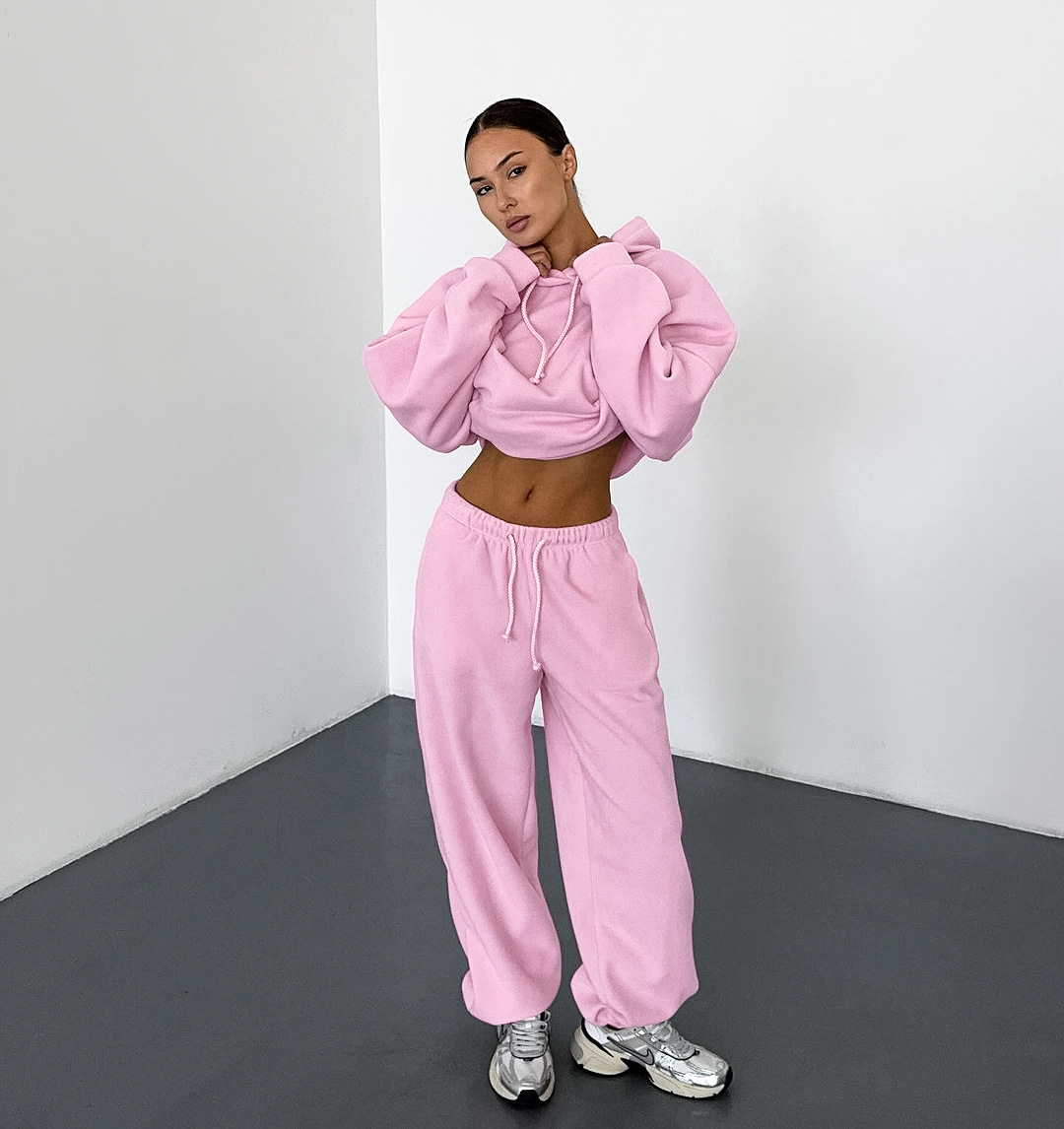 Oversized Lounge Jogger Set met Zakken voor Dames – Sophie