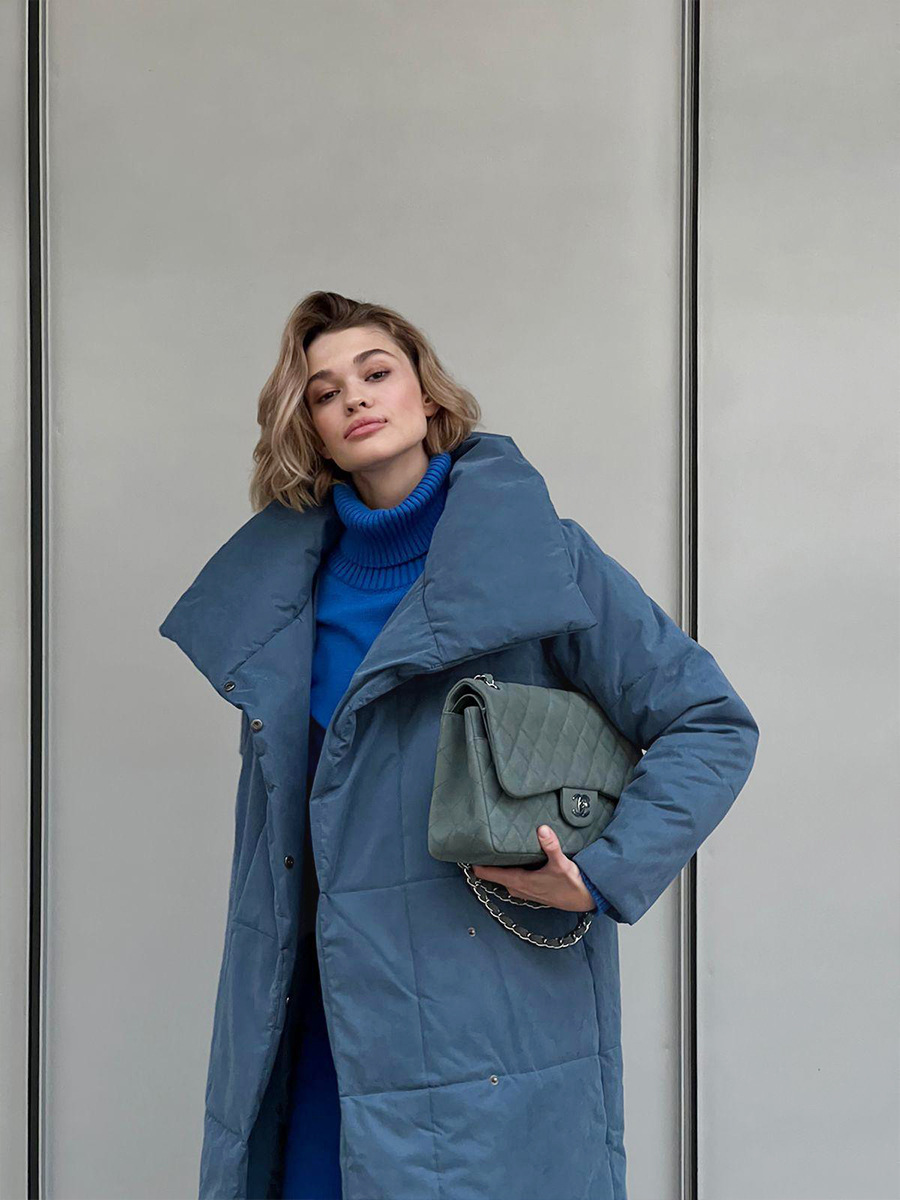 Winddichte Lange Dames Puffer Parka voor Winter – Sara
