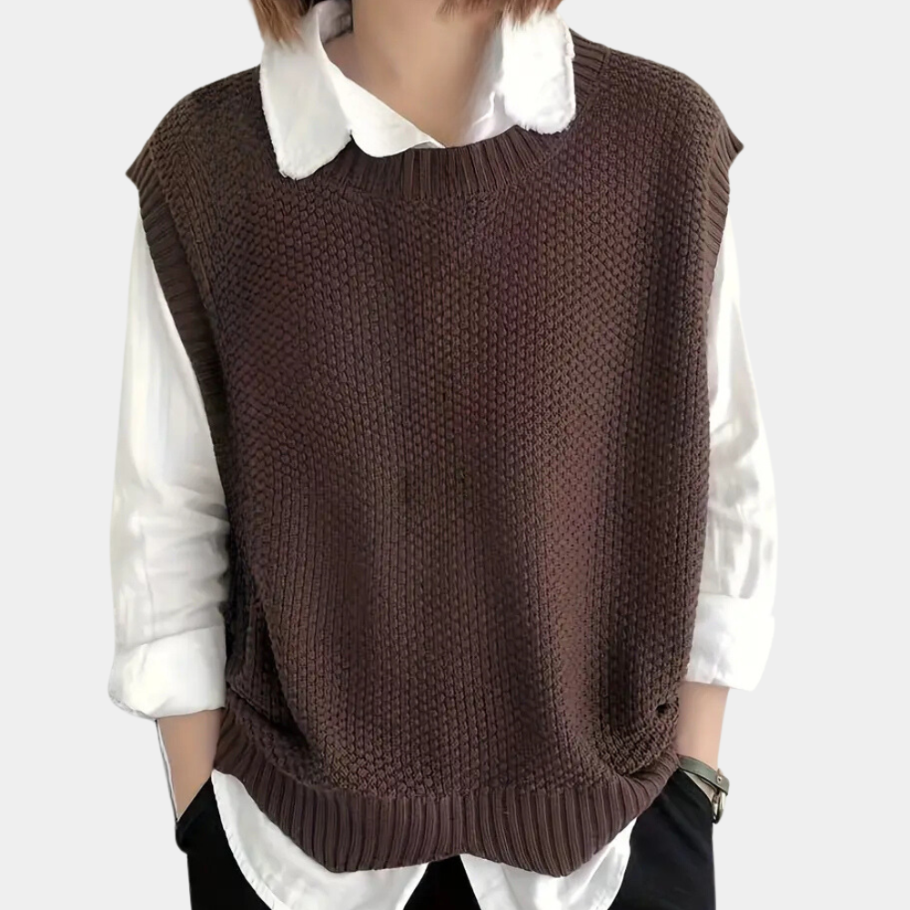 Elegant gebreid damesvest voor elke gelegenheid – Olivia