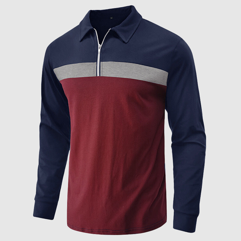 Polo Shirt Heren Klassiek met Ritssluiting – Thijs