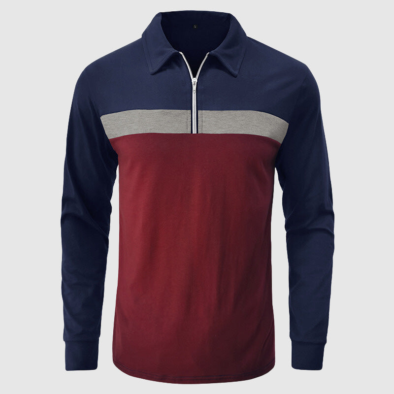 Polo Shirt Heren Klassiek met Ritssluiting – Thijs