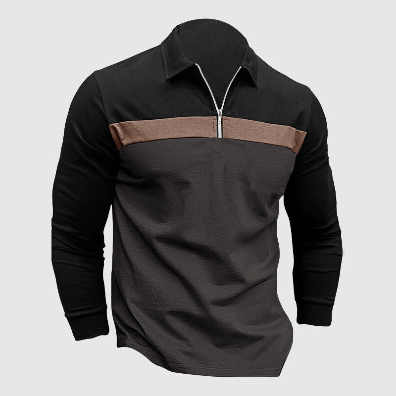 Polo Shirt Heren Klassiek met Ritssluiting – Thijs