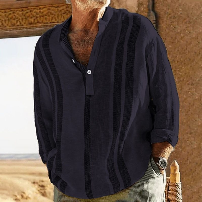 Stijlvolle en comfortabele linnen katoenen overhemden - Aart