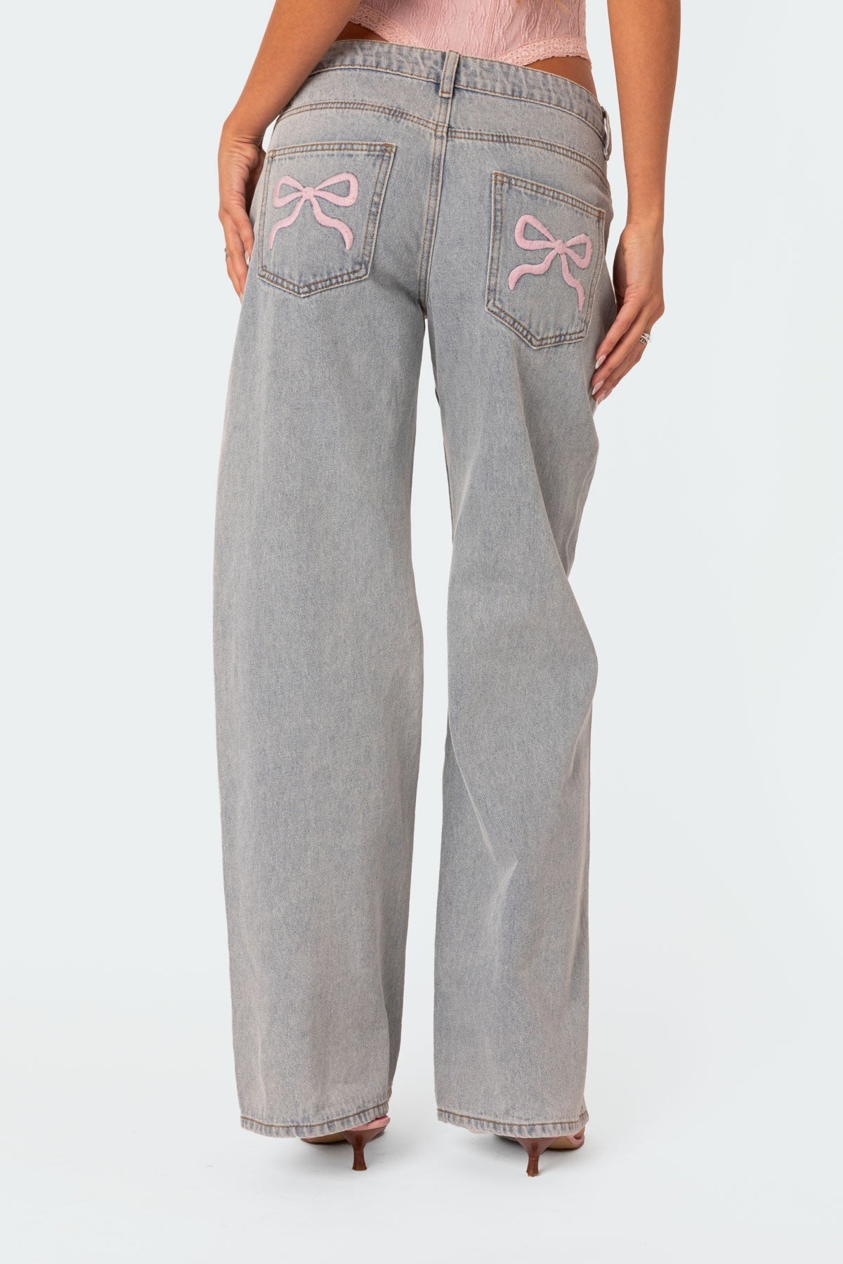 Bow Tie Jeans Speels en Stijlvol Design – Elin