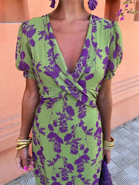 Zomerjurk voor dames met ademend en elegant design – Eléna
