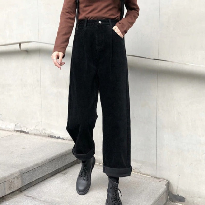 Stijlvolle corduroy broek voor dames – Elise