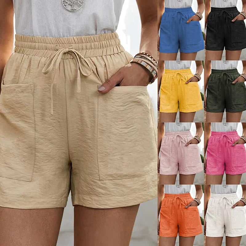 Comfortabele Linnen Shorts voor Zomerdagen – Bahama