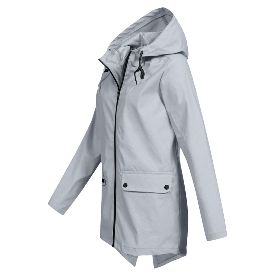 Waterdichte damesregenjas met capuchon – Ottoline