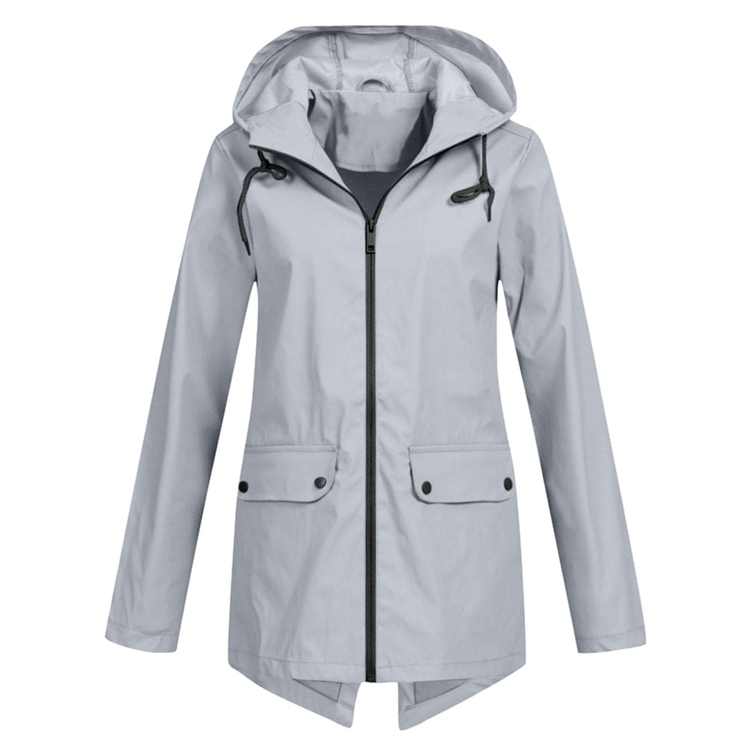 Waterdichte damesregenjas met capuchon – Ottoline