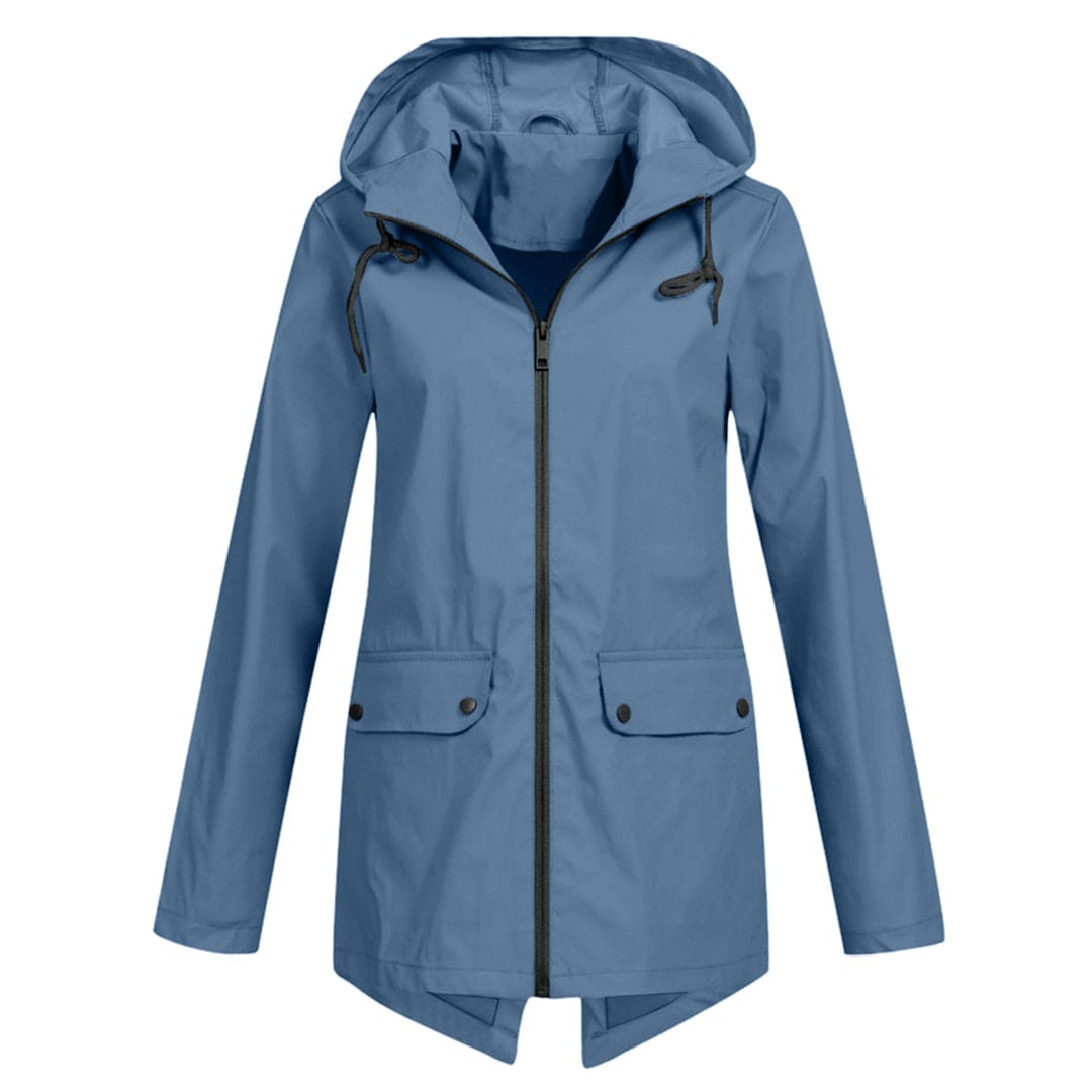 Waterdichte damesregenjas met capuchon – Ottoline