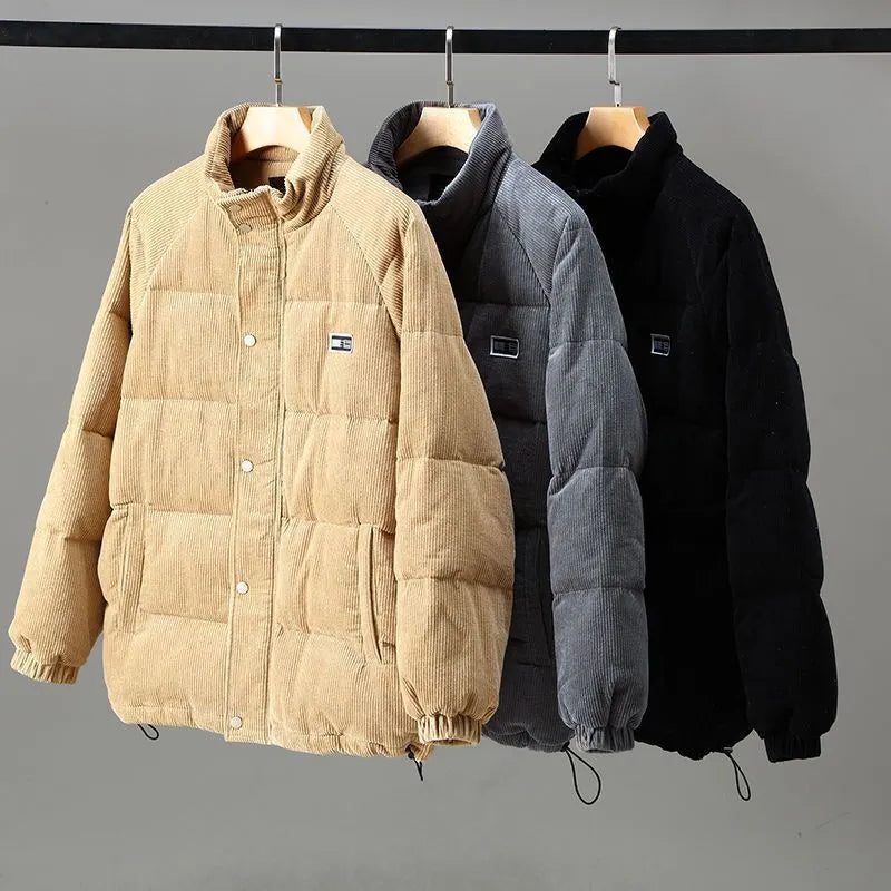 Casual Corduroy Jas Heren Warm en Stijlvol - Liam
