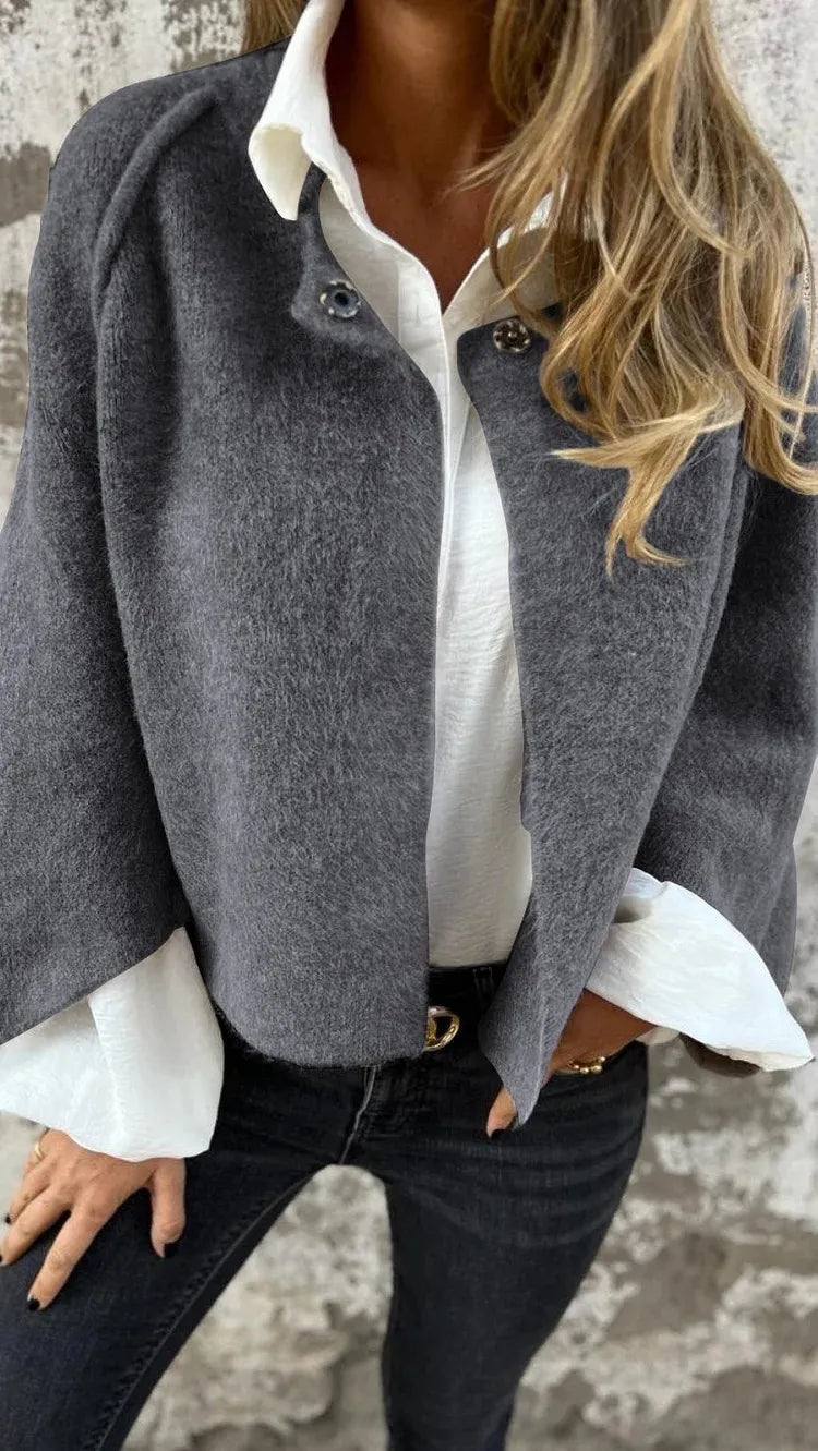 Elegante Wolmantel voor Dames met Perfecte Pasvorm – Julia