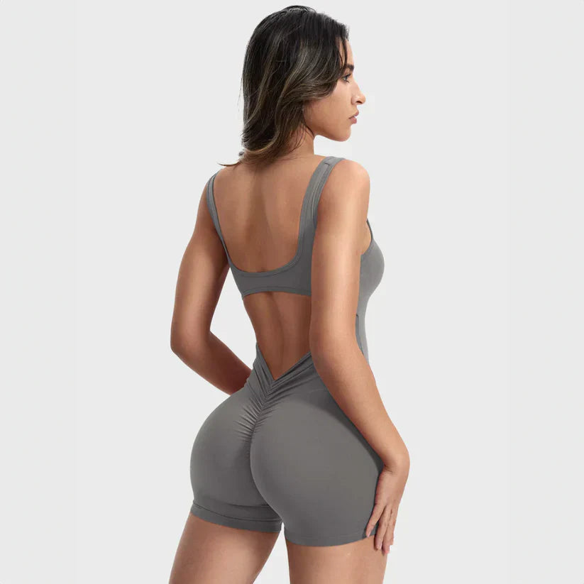 Comfortabele Jumpsuit Nauwsluitend Flatterend Design – Mouvia