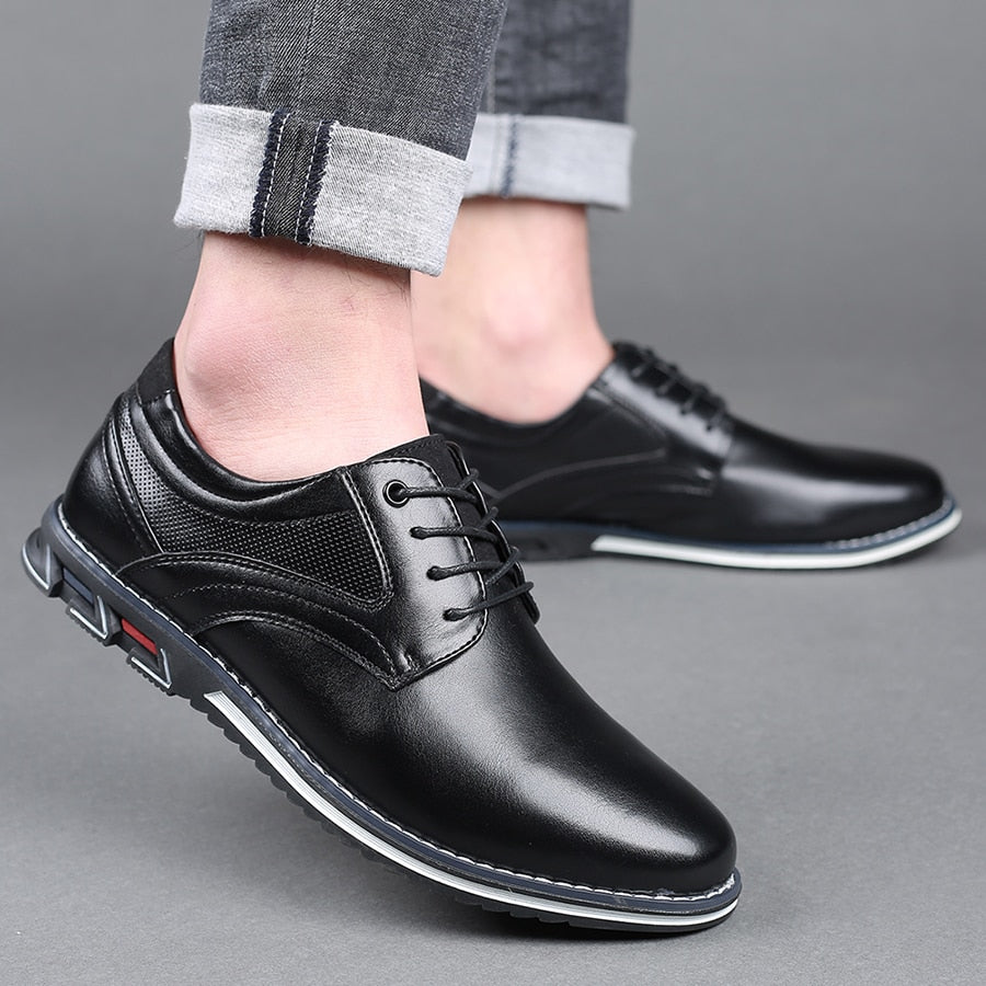 Heren Leren Veterschoenen Oxford Dress Shoes - Harry