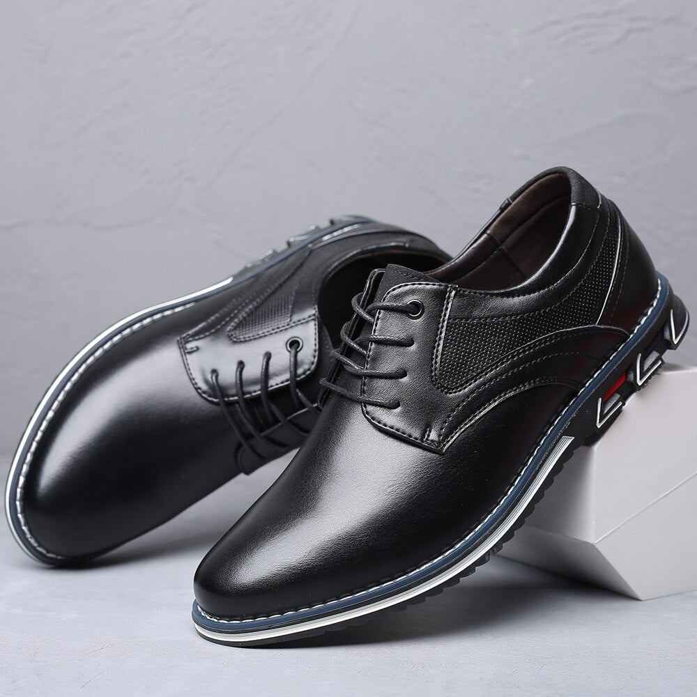 Heren Leren Veterschoenen Oxford Dress Shoes - Harry