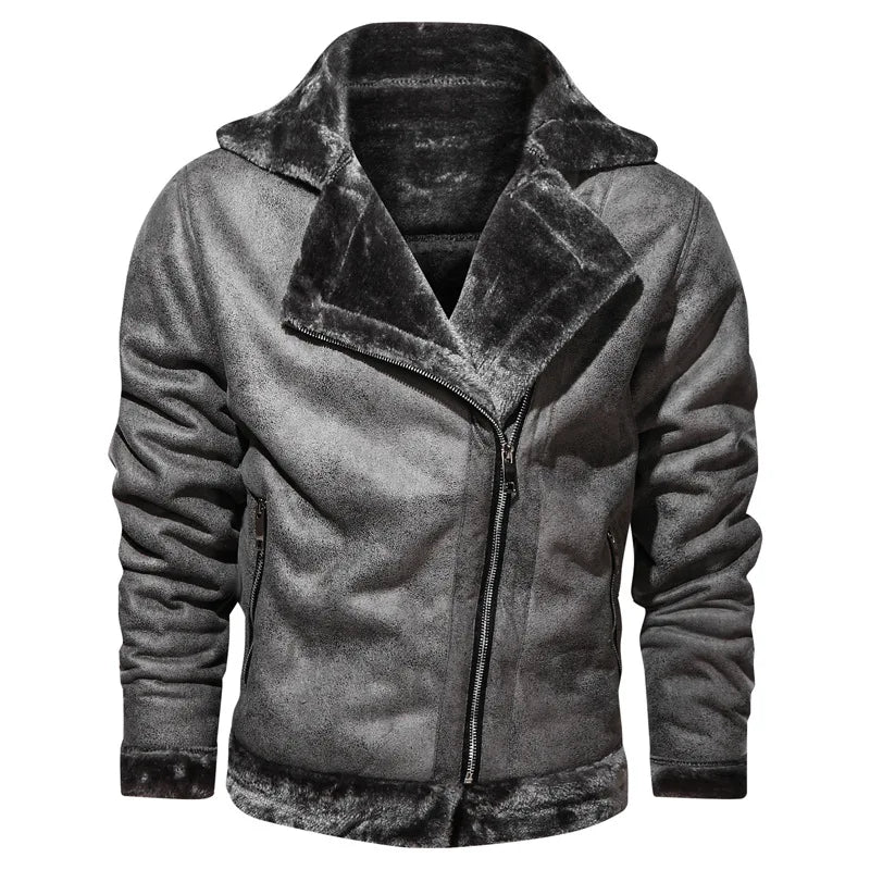 Warme leren winterjas voor heren – Jack