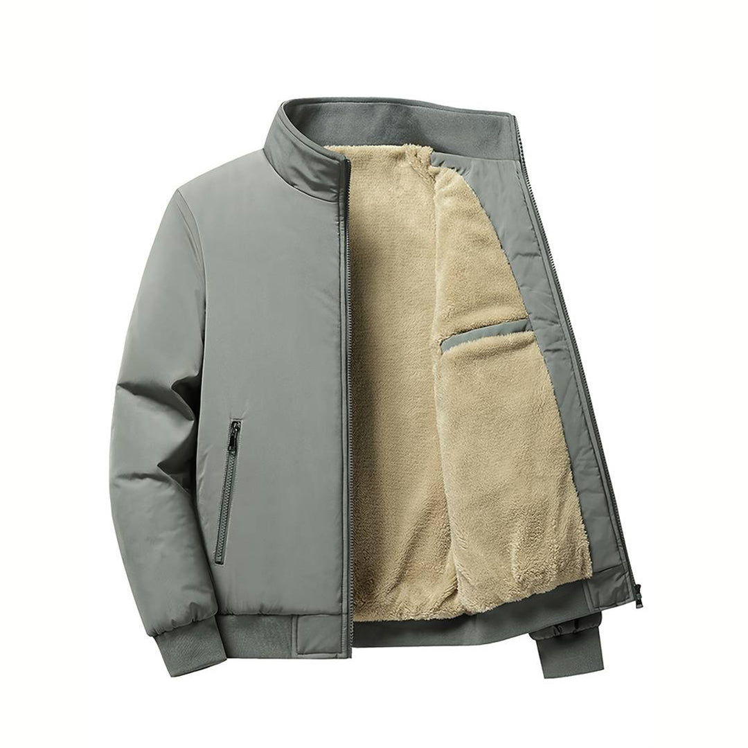 Heren winterjas met warme voering en korte snit – Jorren