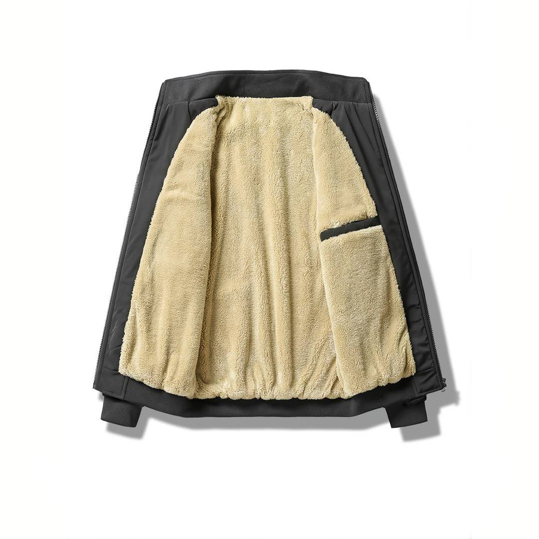Heren winterjas met warme voering en korte snit – Jorren