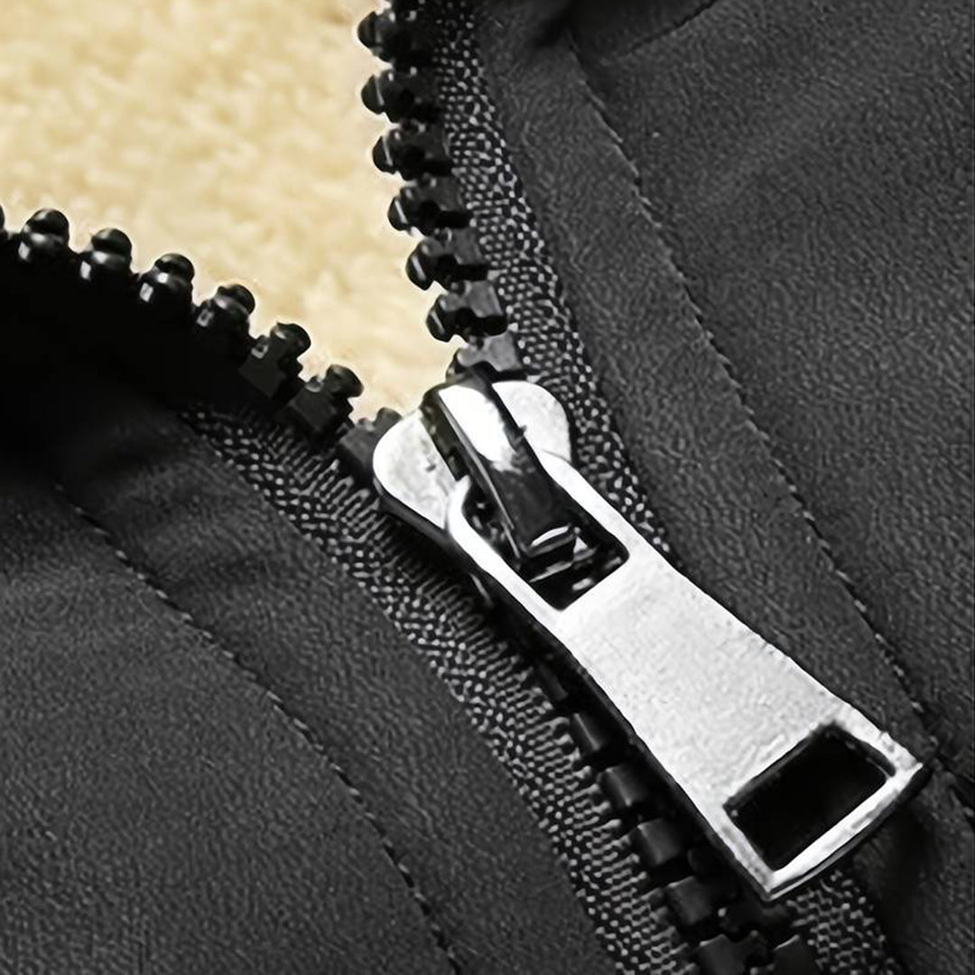 Heren winterjas met warme voering en korte snit – Jorren