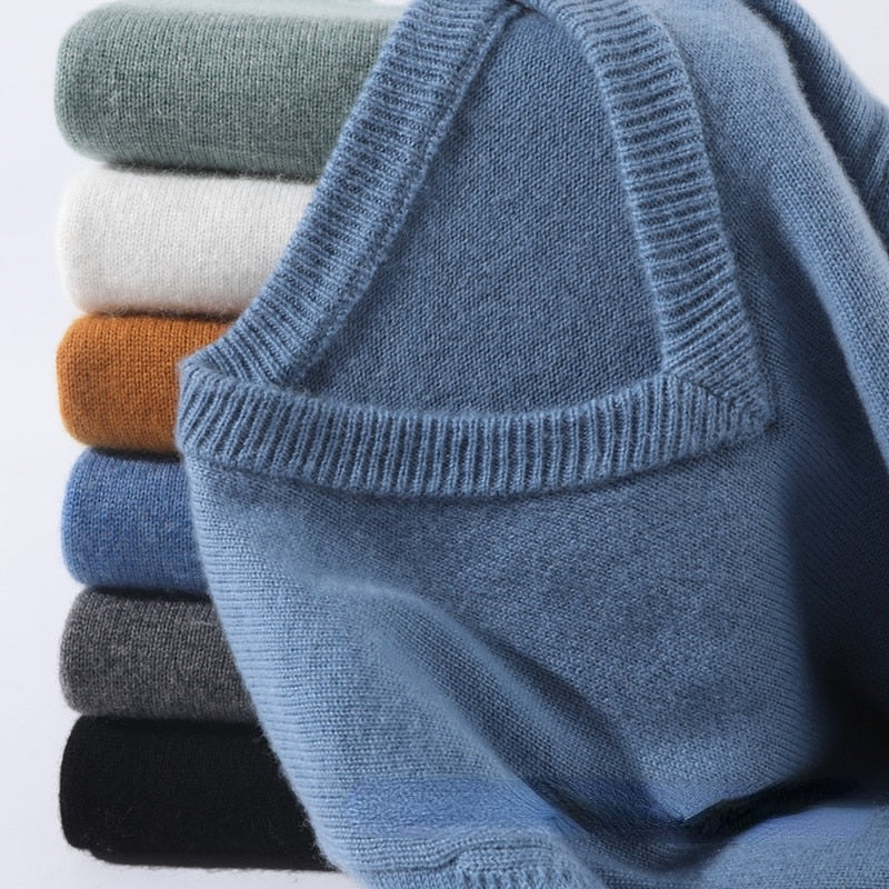 Luxueuze Kasjmieren Herentrui voor Stijl en Comfort – Tobias