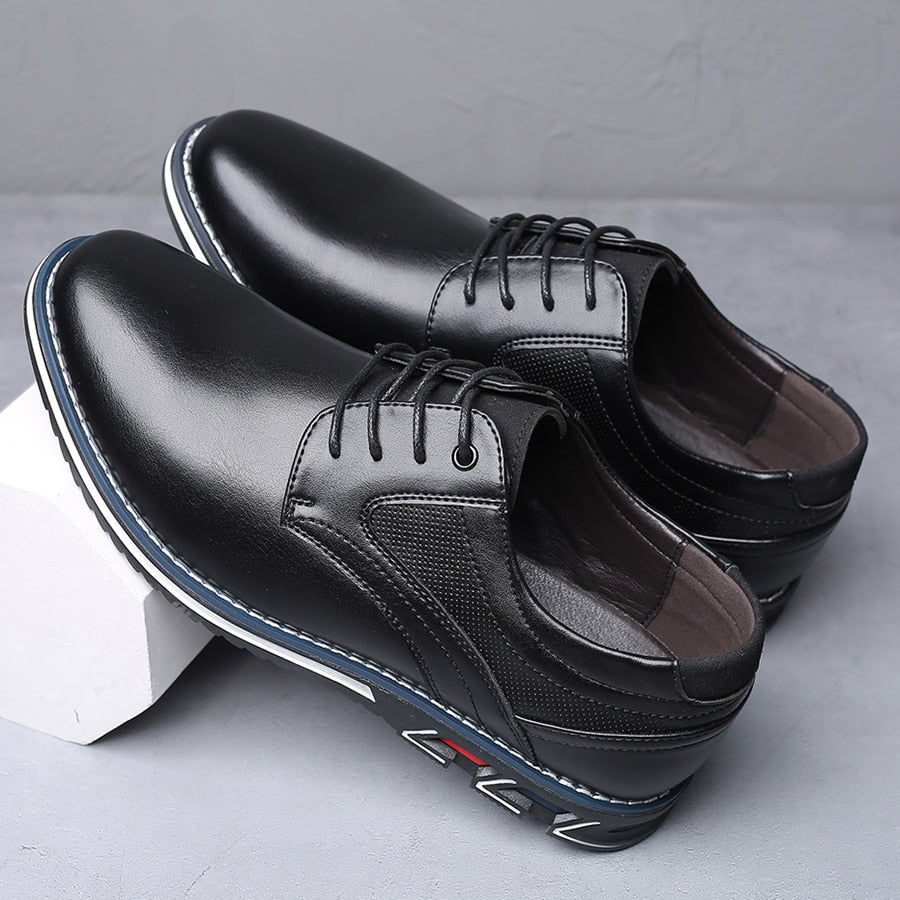 Heren Leren Veterschoenen Oxford Dress Shoes - Harry