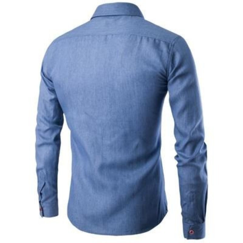 Denim blouse heren – stijlvol en comfortabel – Thomas