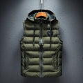 Warme heren bodywarmer met capuchon – Noah
