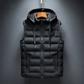 Warme heren bodywarmer met capuchon – Noah