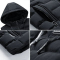 Warme heren bodywarmer met capuchon – Noah