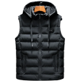 Warme heren bodywarmer met capuchon – Noah