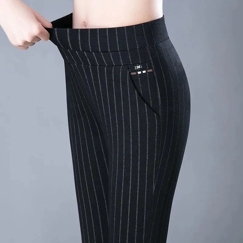 Hoge taille rechte broek voor dames – Sophie