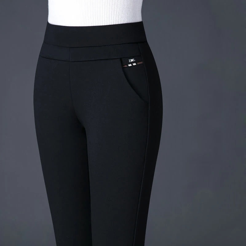 Hoge taille rechte broek voor dames – Sophie