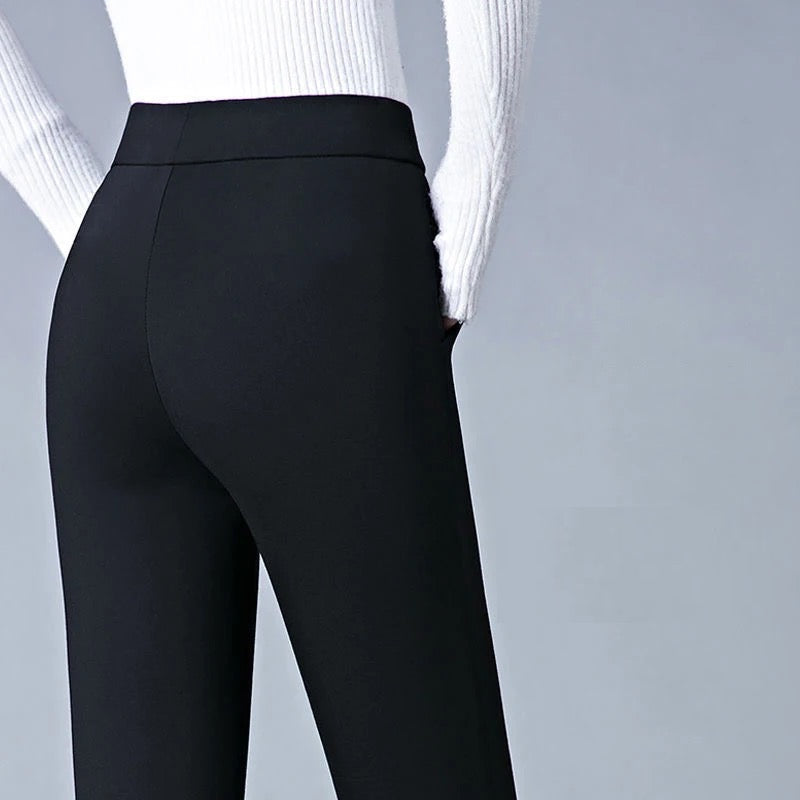 Hoge taille rechte broek voor dames – Sophie